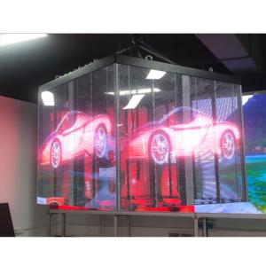 3500nits HD Transparent LED Display Panel Glass Curtain Window PH3.91-7.81