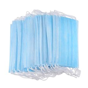 Disposable Non Woven Face Mask Breathable With Adjustable Metal Nose Bar
