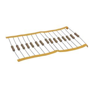 THT Carbon Film Resistor Small Size 1Ω~10MΩ 5% 1/4W 1/8W 1/2W 1W 2W