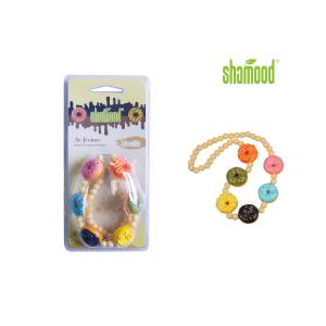 Scented Donut Shape Plastic Air Freshener For Car Review Mirror