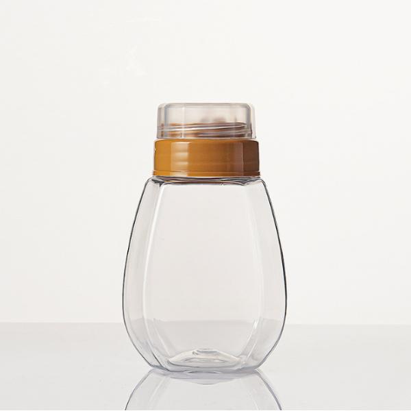 0.7L Plastic Honey Bottles Reflux Inlet Sealing Jars Hot Stamping