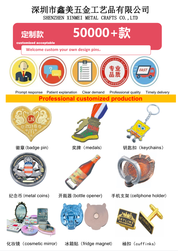 Factory wholesale custom pin button badge metal tin badge/Pin badge promotion gifts