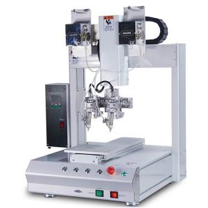 Double Platform Automatic Soldering Machine 360 Degrees Desktop Soldering Robot