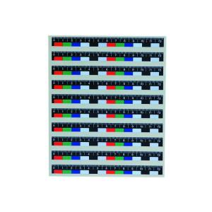 P097 Colorful sticker photographic evidence scale