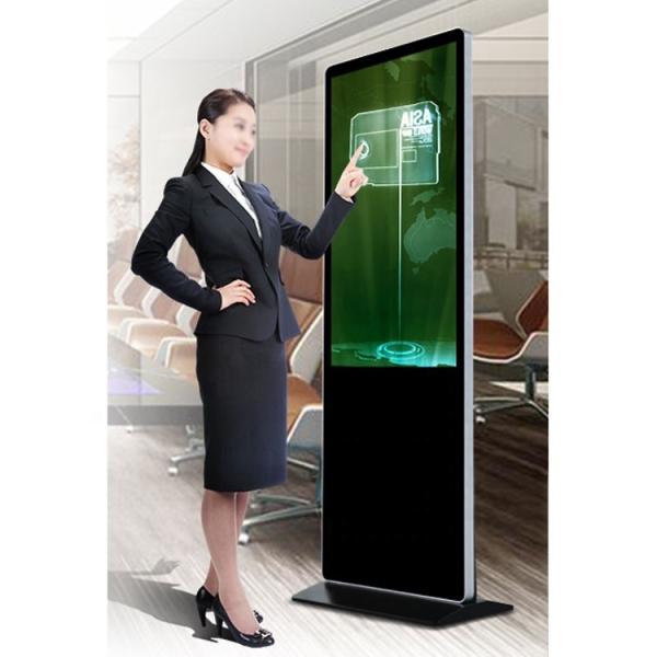 Quality 43" inch floor stand TFT LED LCD capacitive multi touch kiosk self-service terminal PC with embedded Android or Win10/11 PC wholesale