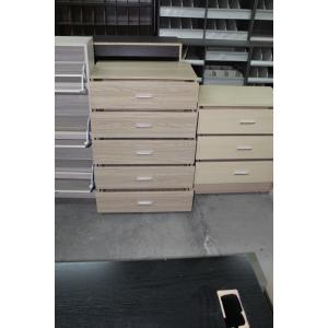 Red Tall Wooden Shoe Cabinet / Customized Size Wooden Sneaker Box Storage