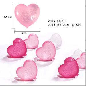 Ice Cream Tools Plastic Heart Shape Ice Cube for Beer Cooling Food Grade Bar