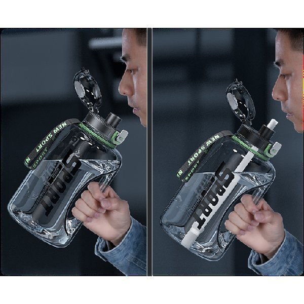 1600/2600ML Tritan Large Sports Water Jug BPA Free Leak Proof Sports Water Bottle Ergonomically Designed Handle Wide Mouth For Easy Cleaning