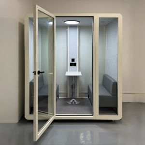 K212 Portable Soundproof Phone Booth with 35±5dB Sound Insulation and 7-Layer
