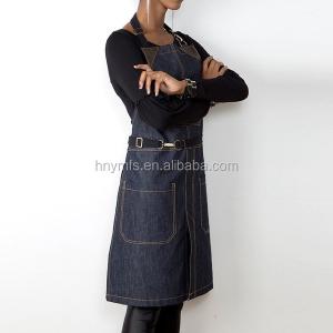 Eco-friendly Waterproof multifunctional Denim Work Apron Adjustable Bib Apron