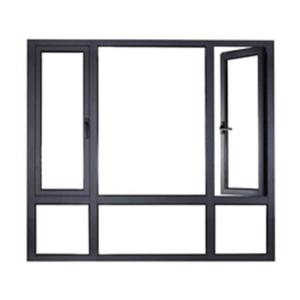 Glass black and white Sliding Windows for Maximum Natural Light