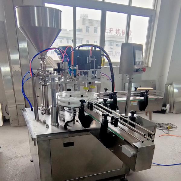 Quality High Efficiency Filling And Precise Capping Automatic Duck Bill Cap Filling And Spinning Machine wholesale