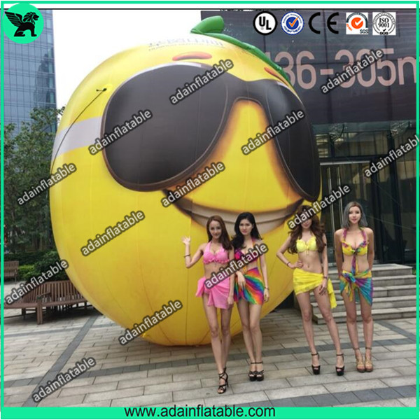 Fruits Festival Event Inflatable Model Giant Inflatable Lemon Model/Sunglasses