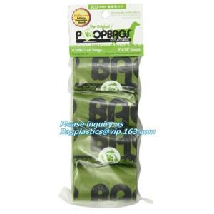 EN13432 BPI OK Compost Home ASTM D6400 Certified Biodegradable Dog Poop Bags,