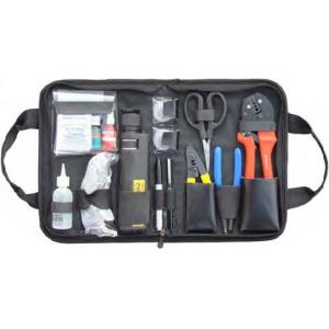 Variety Convenient Black Fiber Optic Hand Tool Bags / Fiber Termination Kit With