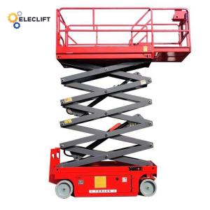 Cheap Electric Drive 12 Metres Self Propelled Scissor Lift With 2.27m X 1.12m Platform Size for sale
