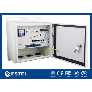 IP55 Outdoor PoE Switch Pole Mount Weatherproof Enclosure For Surveillance