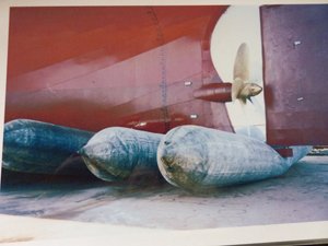 Huanghai Brand Ship Launching Airbag with Protective Layer for Sharp Bottom