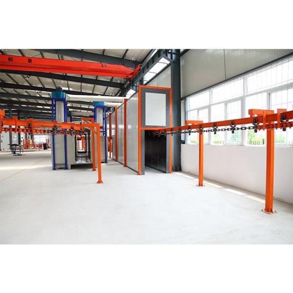 Precise Overhead Conveyor Vertical Powder Coating Line Industrial Paint Line For Heavy Oversized Products