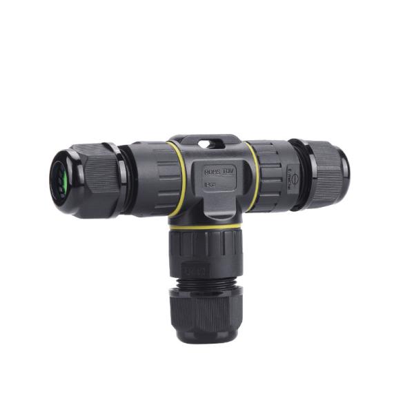 T Type Plastic Screw Circular Led Strip Light Splitter Electrical Easy Installed