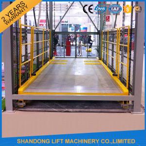 Electric Hydraulic Guide Rail Warehouse Elevator Lift Platform 5000kg Loading