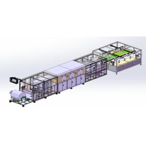 Fully automatic stacking gluing machine fully enclosed used for ALU honeycomb