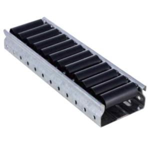 Warehouse Sliding Shelf Rack Flow Rail Plastic Wheels Roller Track Conveyor Load