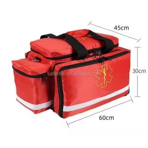 Large Capacity First Aid Ambulance Bag Empty Survival Trauma Aid Kit For