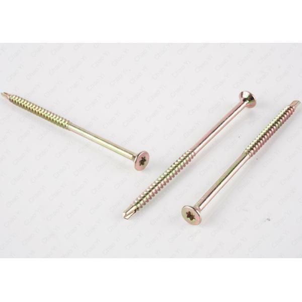 Double Countersunk Head Self Drilling Self Tapping Screws Torx Drive ,Yellow