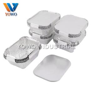 China 2 Compartment 1.5lb 24oz Disposable Aluminum Foil Food Containers on sale