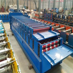 Corrugated Iron Sheet Metal Roof Roll Forming Machine With High Capacity