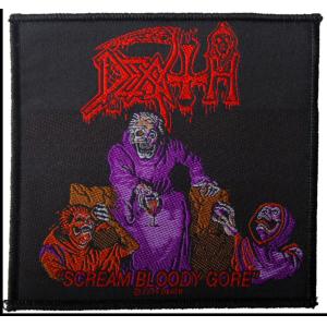 Cheap Merrowed Border Custom Woven Patches Polyester / Cotton Yarn For Hat for sale