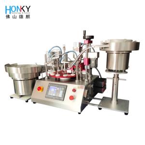 Desktop Automatic Small Vial Liquid Filling And Capping Machine With Ceramic