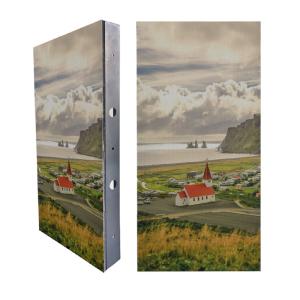 P2.6 Indoor Fixed LED Display 500x1000mm Cabinet Size With Front Maintenance