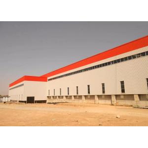 Prefabricated Long Span Steel Frame Industrial Warehouse With Customized Design