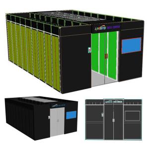 Buy cheap Dual Channel Modular Computer Room 42U Intelligent Data Center Solution from wholesalers