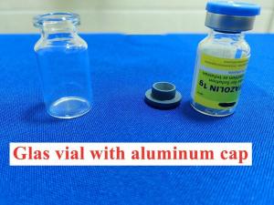 China Borosilicate 18mm Clear Glass Vials With Caps USP Type Empty Glass Vial on sale
