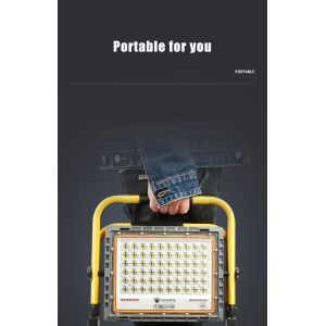 High-Power Portable Charging Floodlight Adjustable Emergency Lighting Camping,