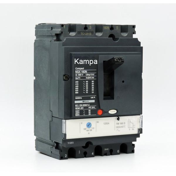 LV430310 Wenzhou Kampa to supply best circuit breaker price 160A three phase 36ka moulded case circuit breaker