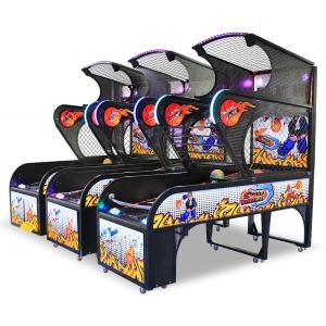 Customized Electronic Basketball Shooting Machine 260*110*260cm For Fun City