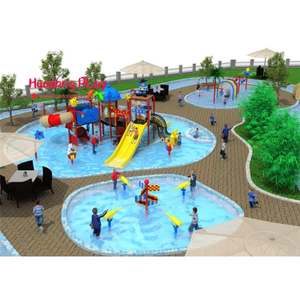 Quality Interesting Water Play Equipment Blow Up Water Slide Blue Color EU Standard En1176 GS Safety wholesale