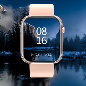 2.5D Curved Glass Blood Oxygen Smartwatch , IP68 Magnetic Charging 1.54 Inch