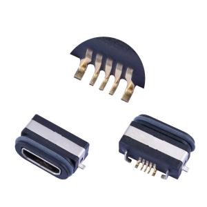 IP66 68 Waterproof Mini Usb Female Connector 5 Pin Jack Mini USB Micro Socket