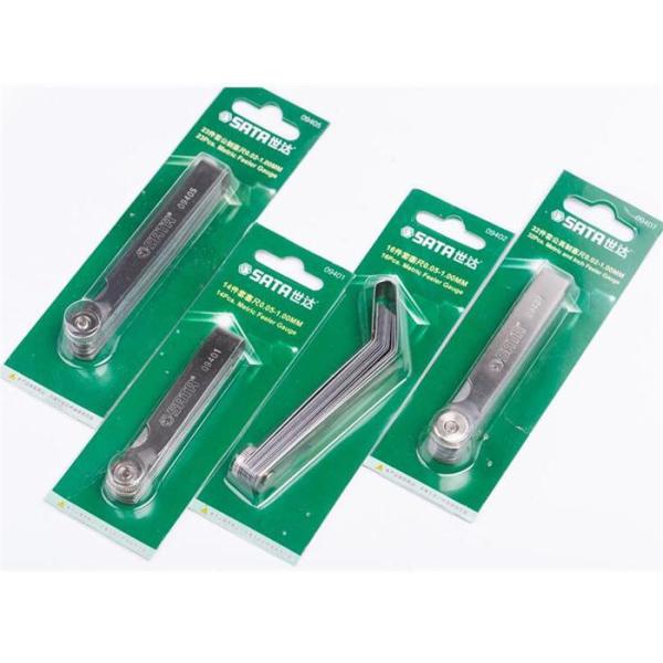 China 0.02mm To 1.00mm Tap 10-32 Blade Adjust Stainless Steel Feeler Gauge