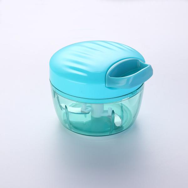 Quality 13*12*9CM Hand Held Vegetable Chopper With String 420 SS ABS PP wholesale
