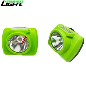 Waterproof Underground Cordless Cap Lamp , CE 15000lux LED Miner Cap Lamp