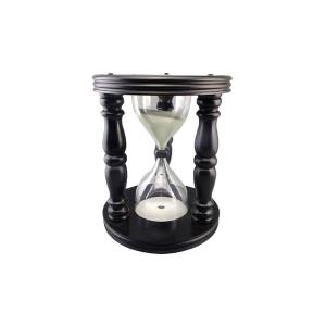 8 Hour Sand Timer Hourglass Stool Wood Color Customized ODM