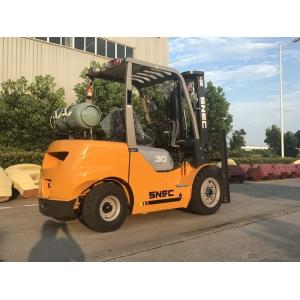 Gas LPG Gasoline Dual Fuel Forklift with Adjustable Cab Location and Steel