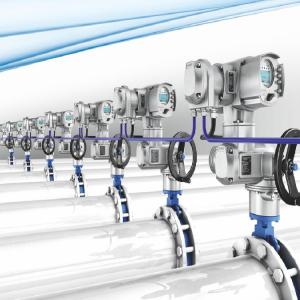 Pressure/Flow Control Skid with Auma electric actuator SA/SQ and multi-rotation