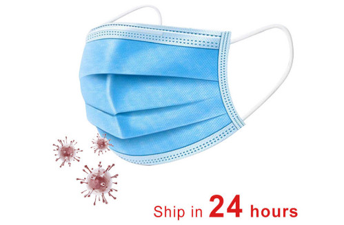 Quality Disposable Non Woven PP 3 Ply Earloop Face Mask wholesale